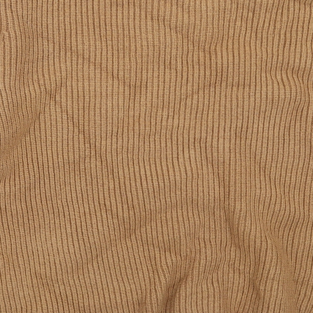 Mango Womens Brown Pullover Jumper Size M