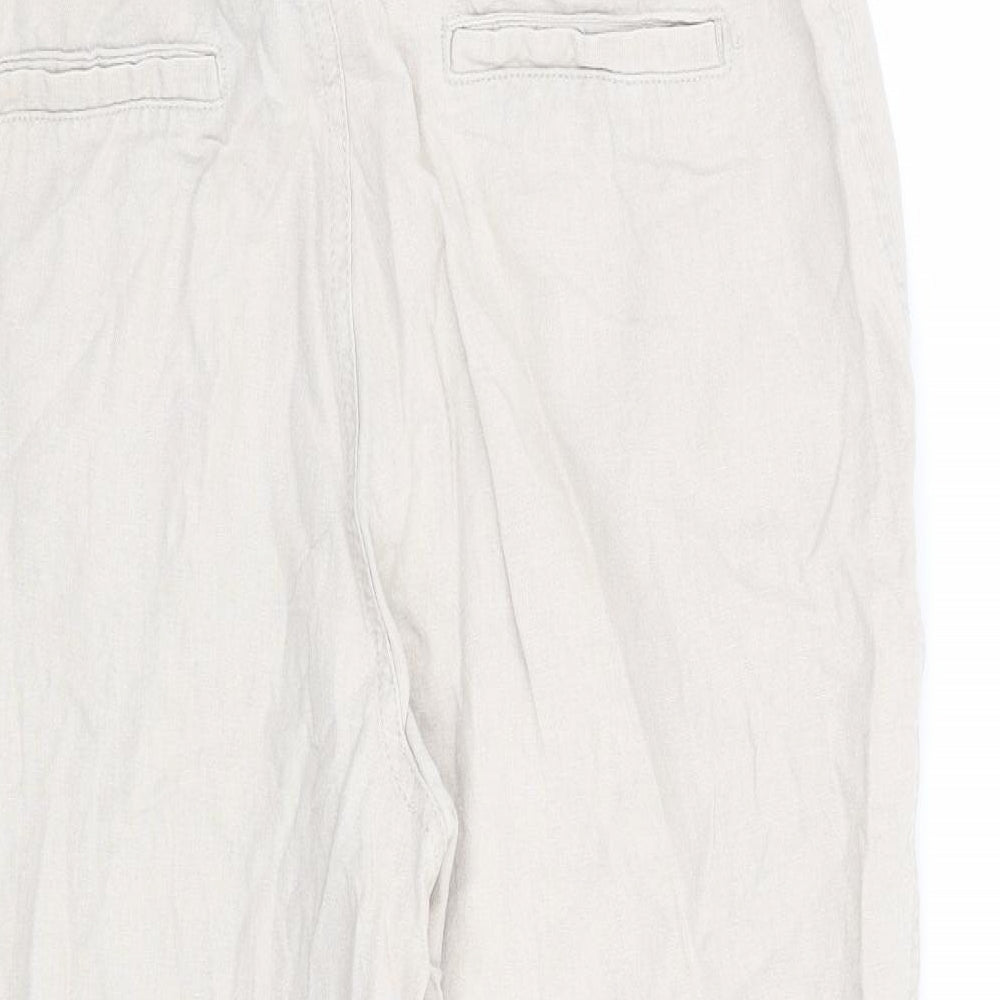 Womens UK Size 12 Atmosphere Regular Fit Beige Trousers