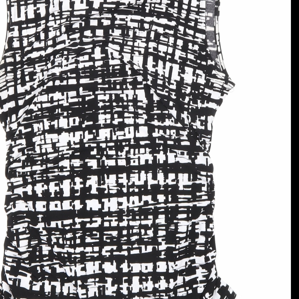 Womens UK Size L Tahari Black Basic Tank