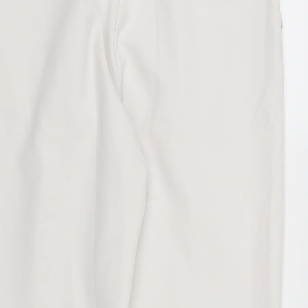 New Look Womens White Trousers Size 10 L24 in