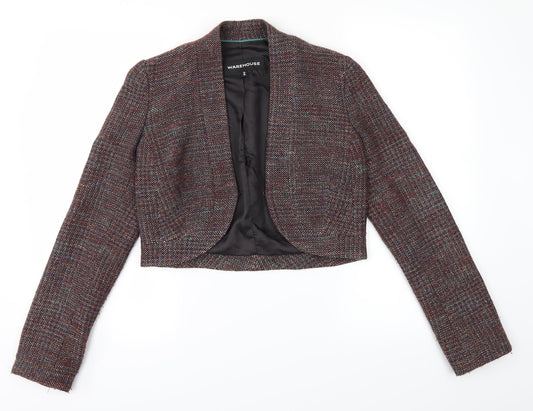 Womens UK Size 10 Warehouse Brown Jacket