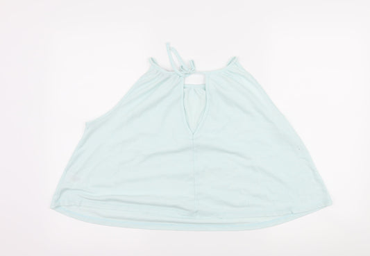 Womens UK Size 12 Atmosphere Blue Basic Tank