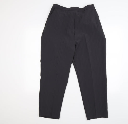 Womens UK Size 20 Preworn Regular Fit Grey Trousers