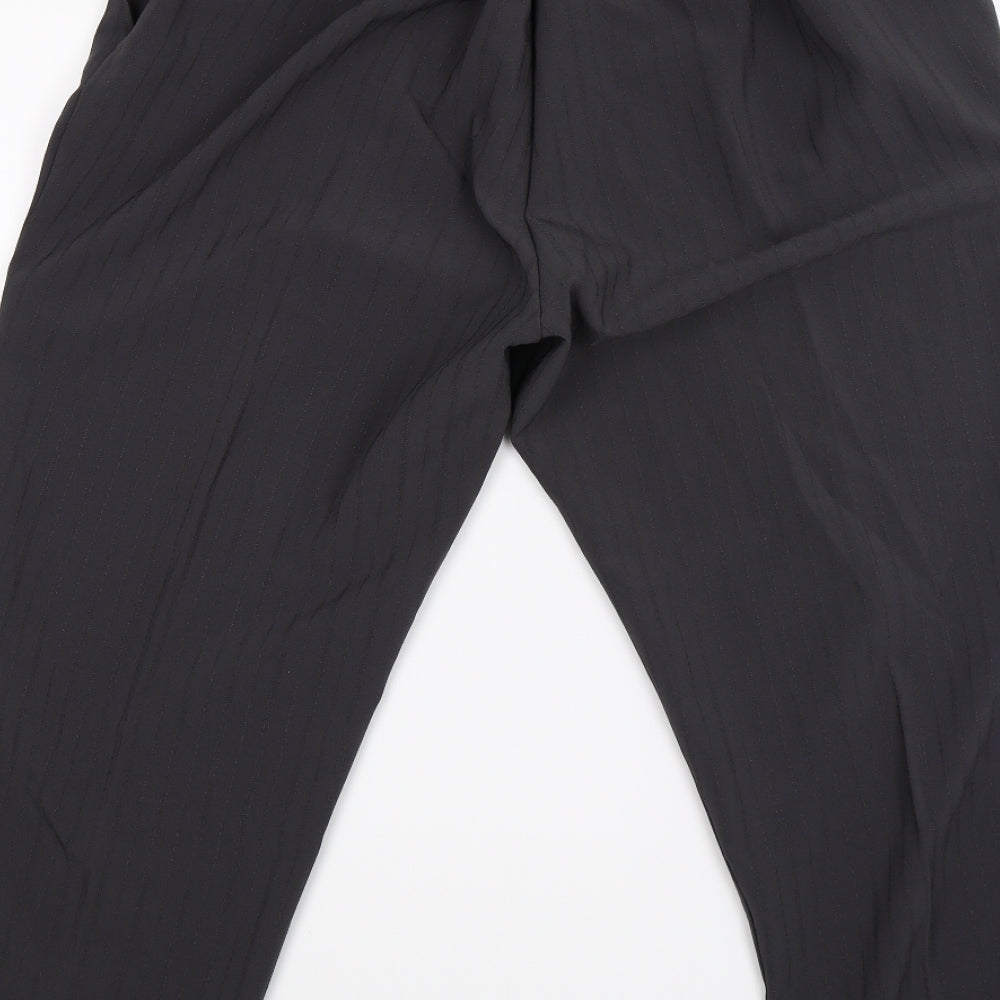 Womens UK Size 20 Preworn Regular Fit Grey Trousers