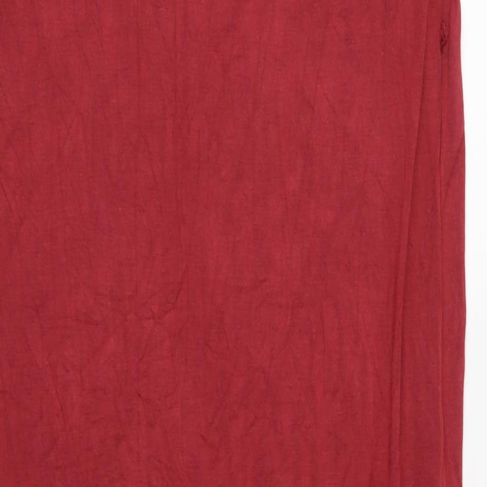 Oasis Womens Red Jersey Maxi Size XS