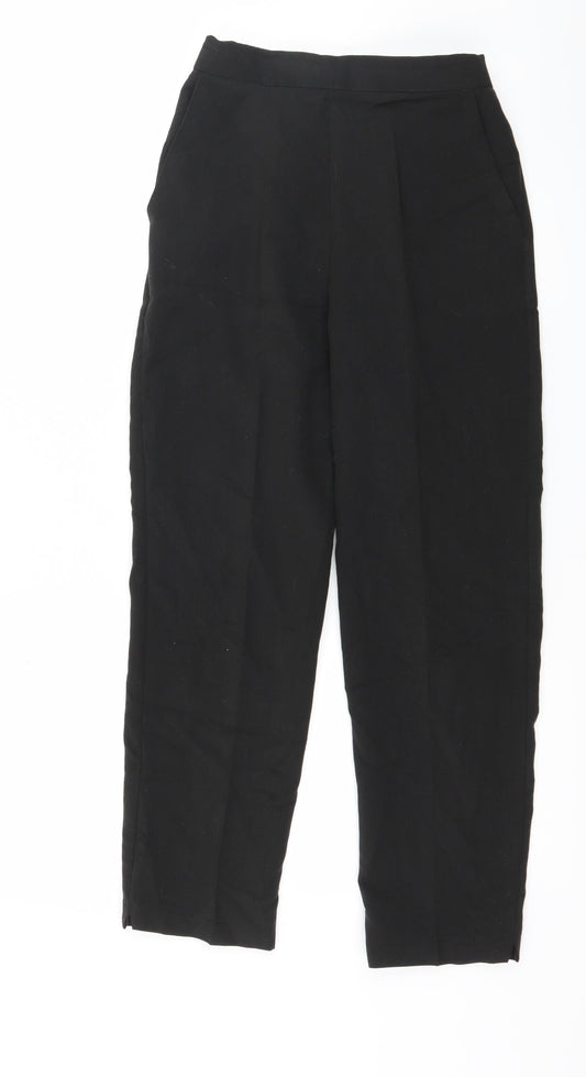 Womens UK Size 8 Preworn Regular Fit Brown Trousers