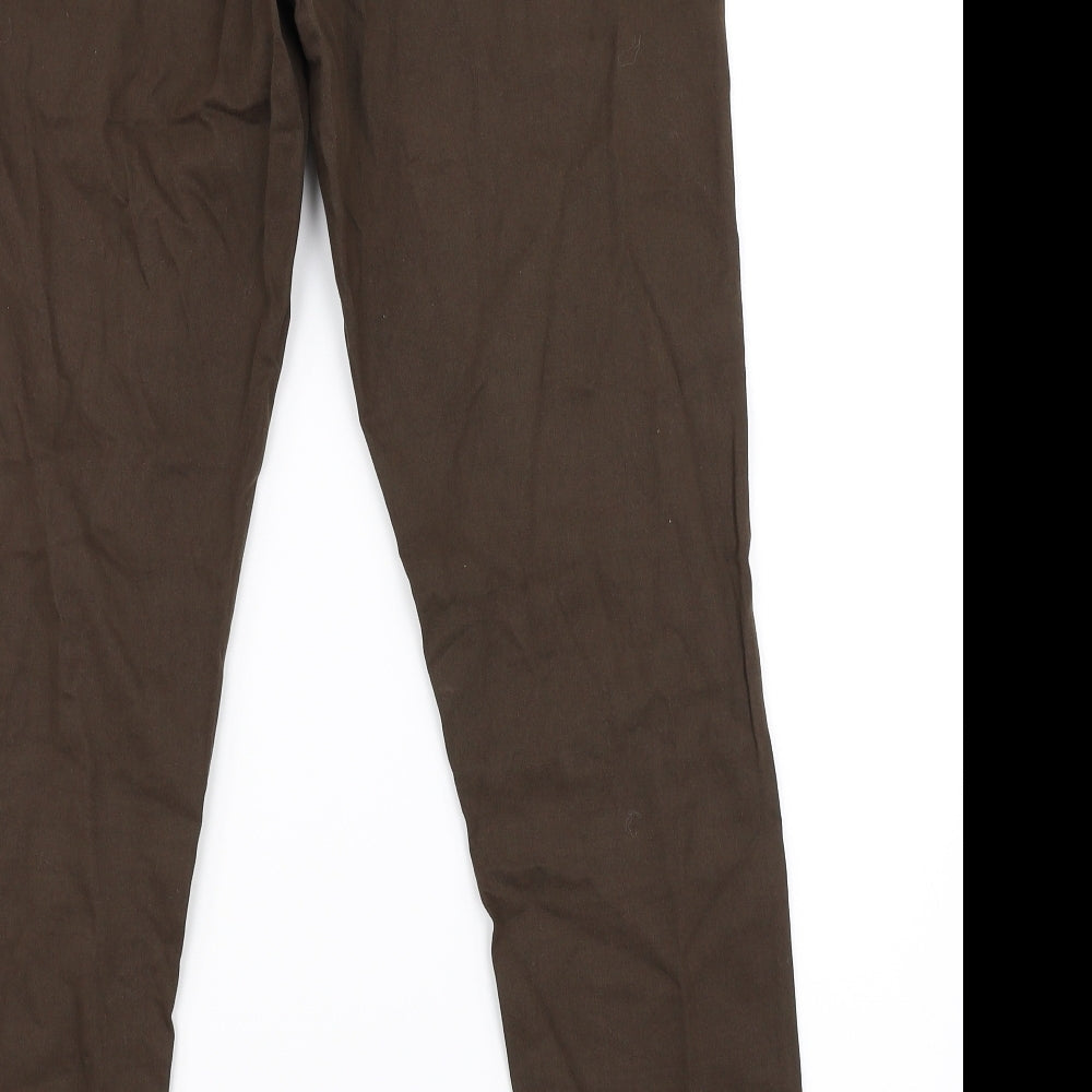 Izabel London Womens Brown Trousers Size 32 in L29 in