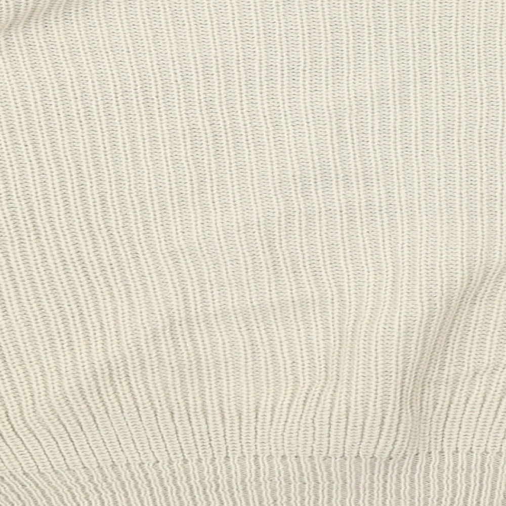 pearl knitwear Womens Beige Pullover Jumper Size XS