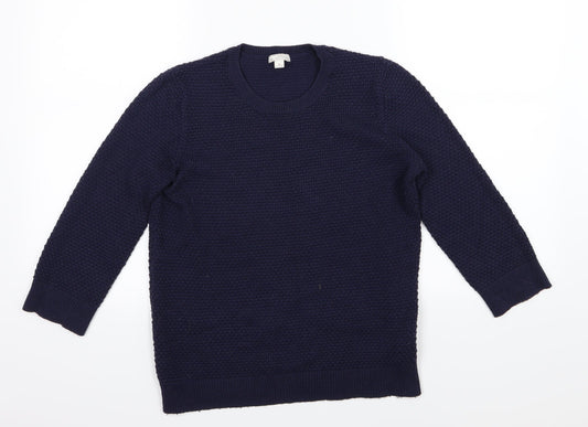 Gap Womens Blue Knit Pullover Jumper Size M