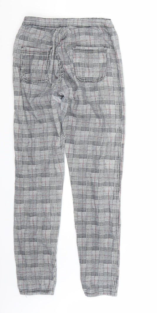 Womens UK Size 8 Preworn Regular Fit Grey Trousers