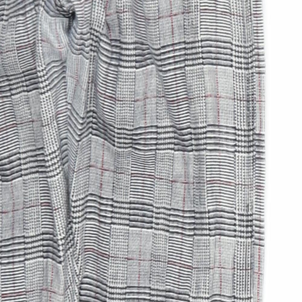 Womens UK Size 8 Preworn Regular Fit Grey Trousers