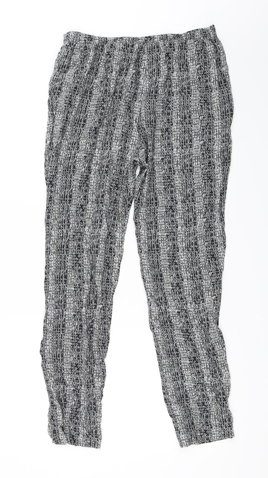Womens UK Size 38 H&M Regular Fit Jogger Green Trousers
