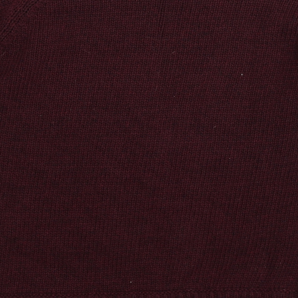 Soon Womens Brown Knit Pullover Jumper Size 12