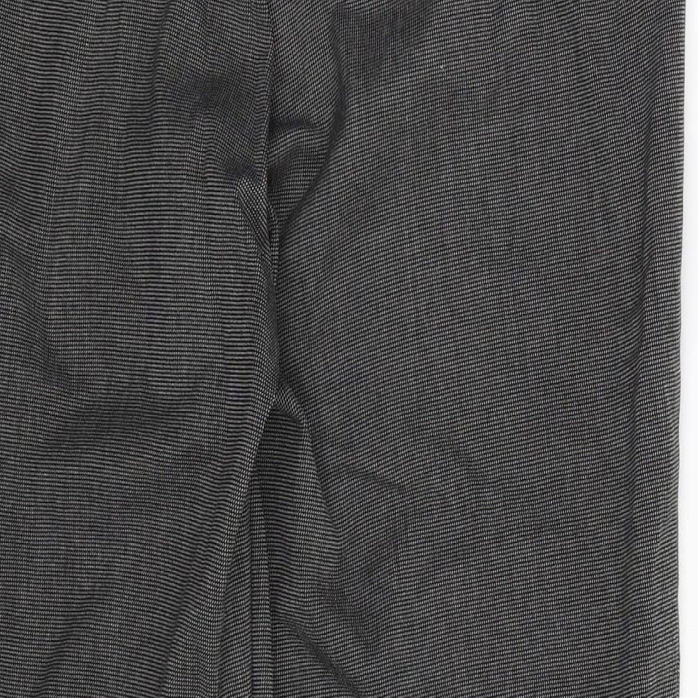 Womens UK Size 12 Marks and Spencer Regular Fit Grey Trousers