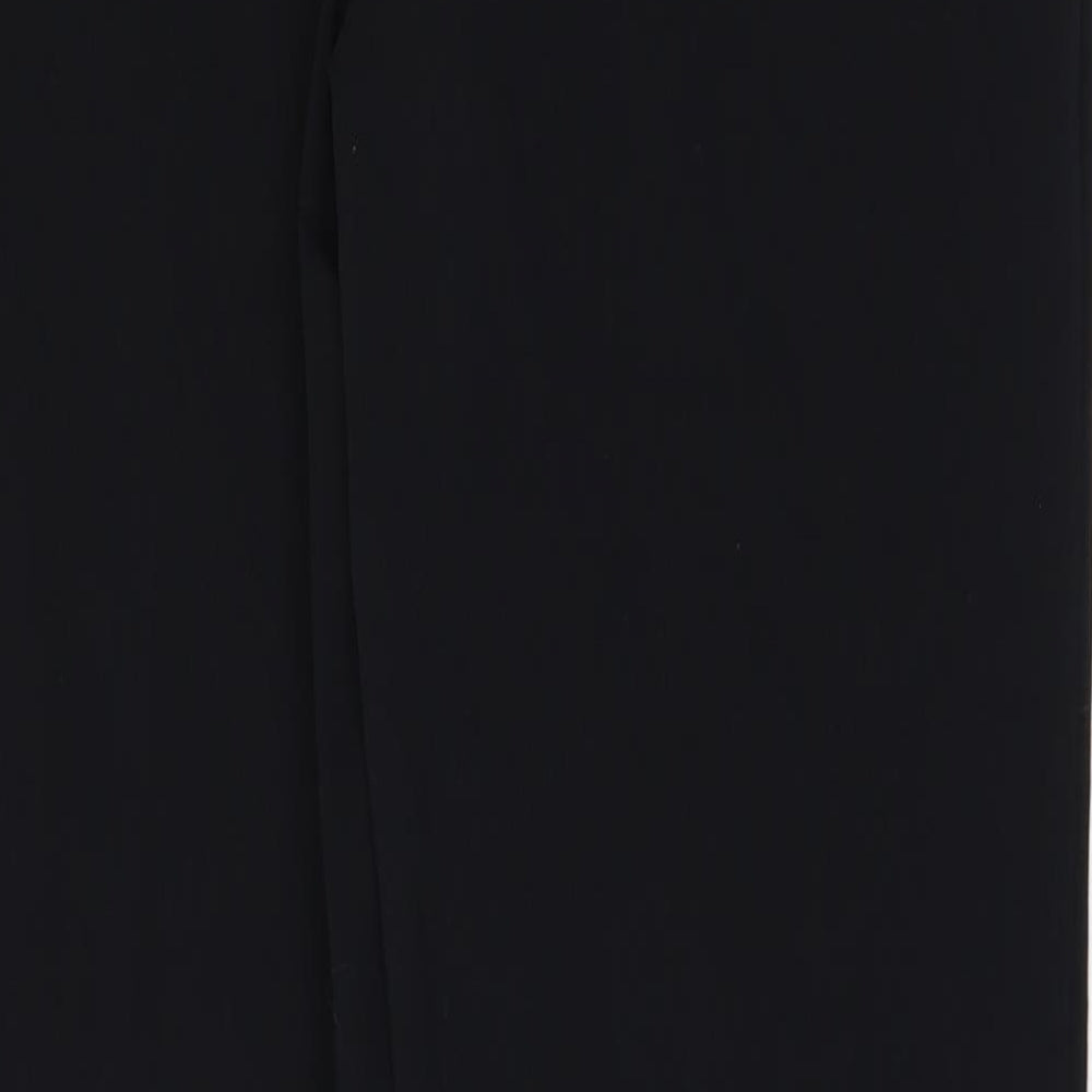 Impressions Womens Black Trousers Size 10 L31 in