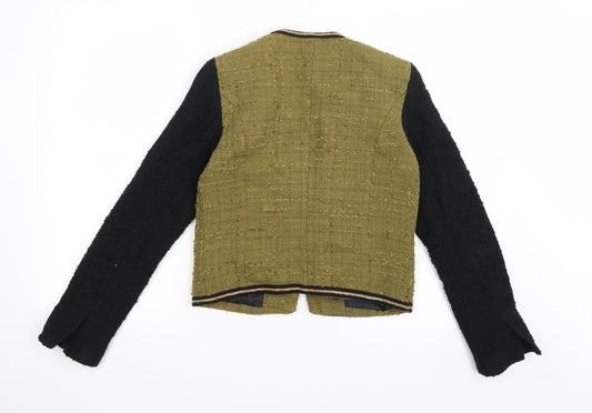 Mango Womens Green Jacket Size S