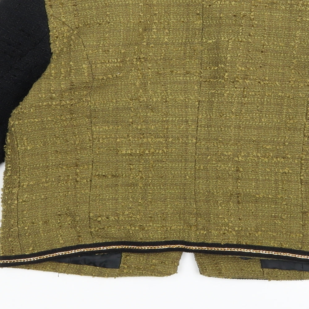 Womens UK Size S Mango Green Jacket
