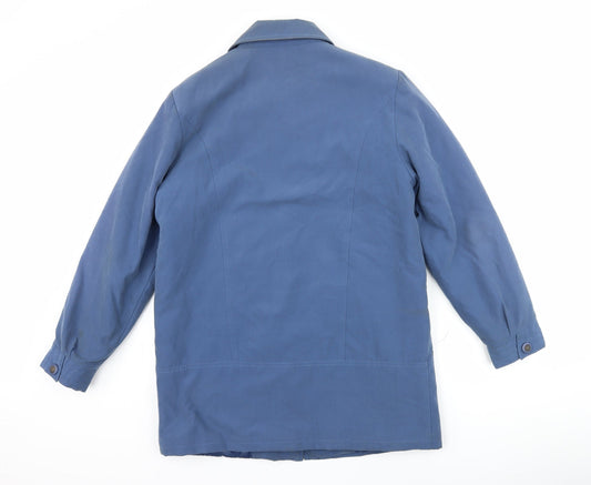Womens UK Size 10 JBC Collection Blue Overcoat