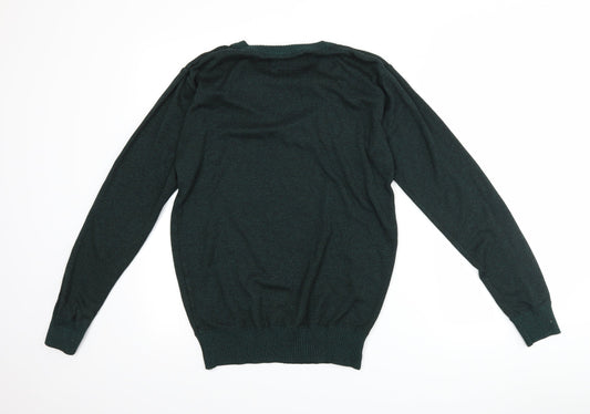 Lee Cooper Mens Green Pullover Jumper Size M