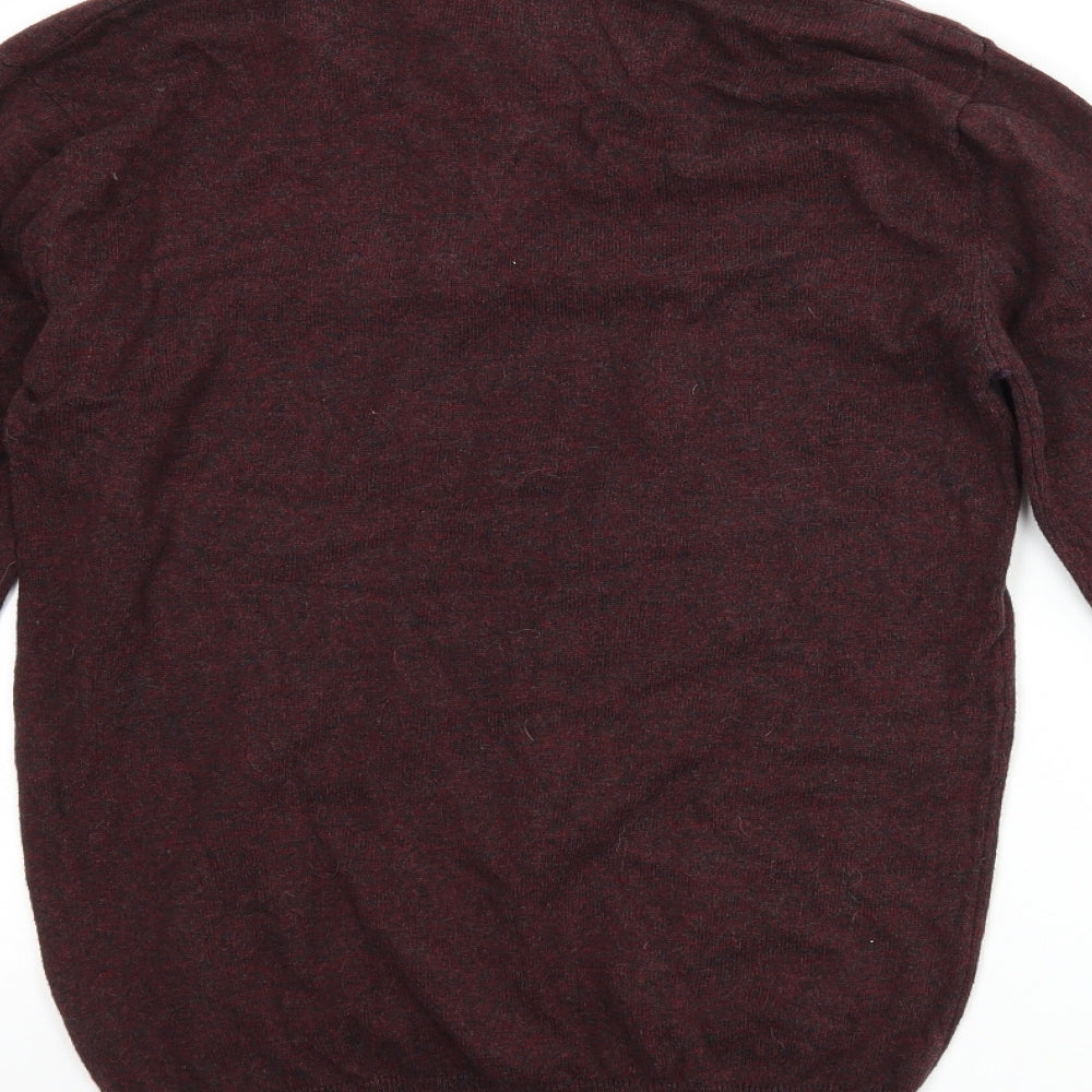 Cedar Wood State Mens Purple Pullover Jumper Size XS