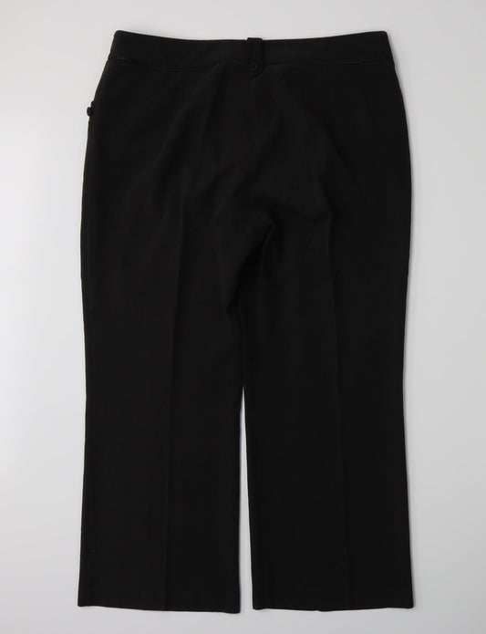 M&Co Womens Grey Trousers Size 16 L26 in