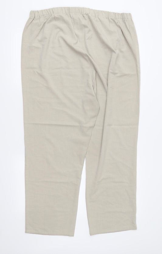 essence Womens Beige Trousers Size 20 in L28 in