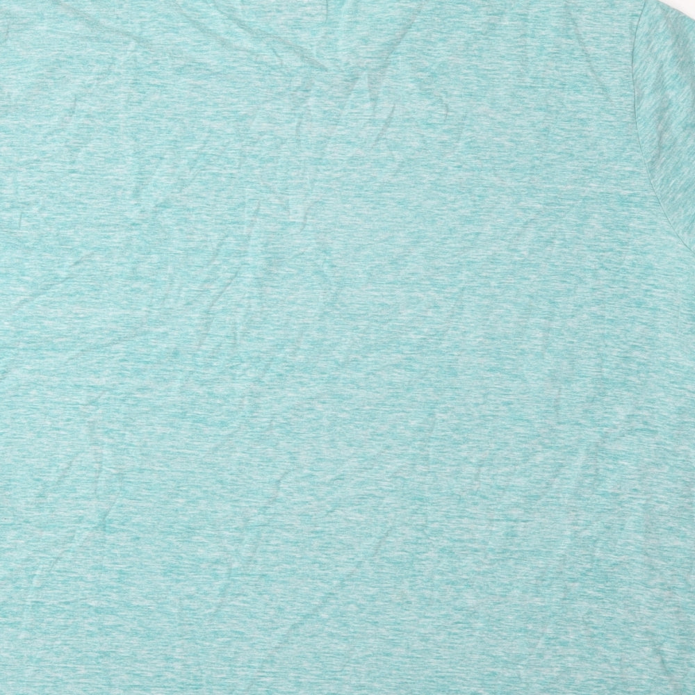 Womens UK Size XL F&F Blue Basic T-Shirt