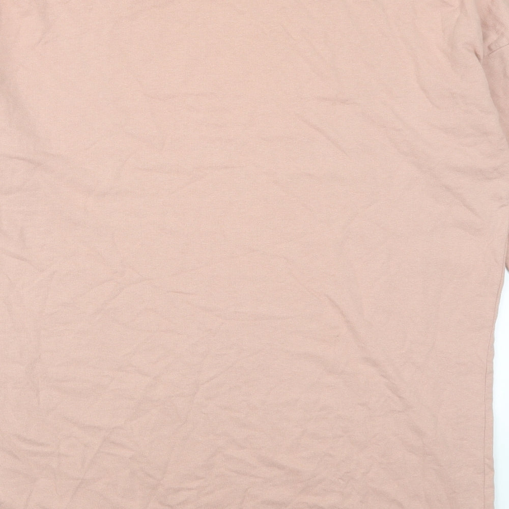 NLY Trend Womens Pink T-Shirt Dress Size S - Sweater Dress