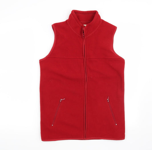 Womens UK Size 10 EWM Red Gilet