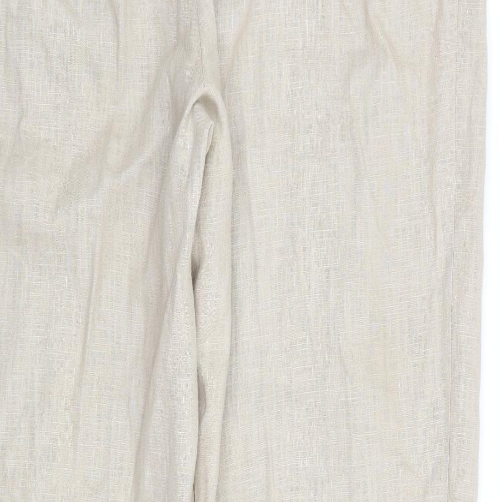 Office Girl Womens Beige Trousers Size 16 L30 in
