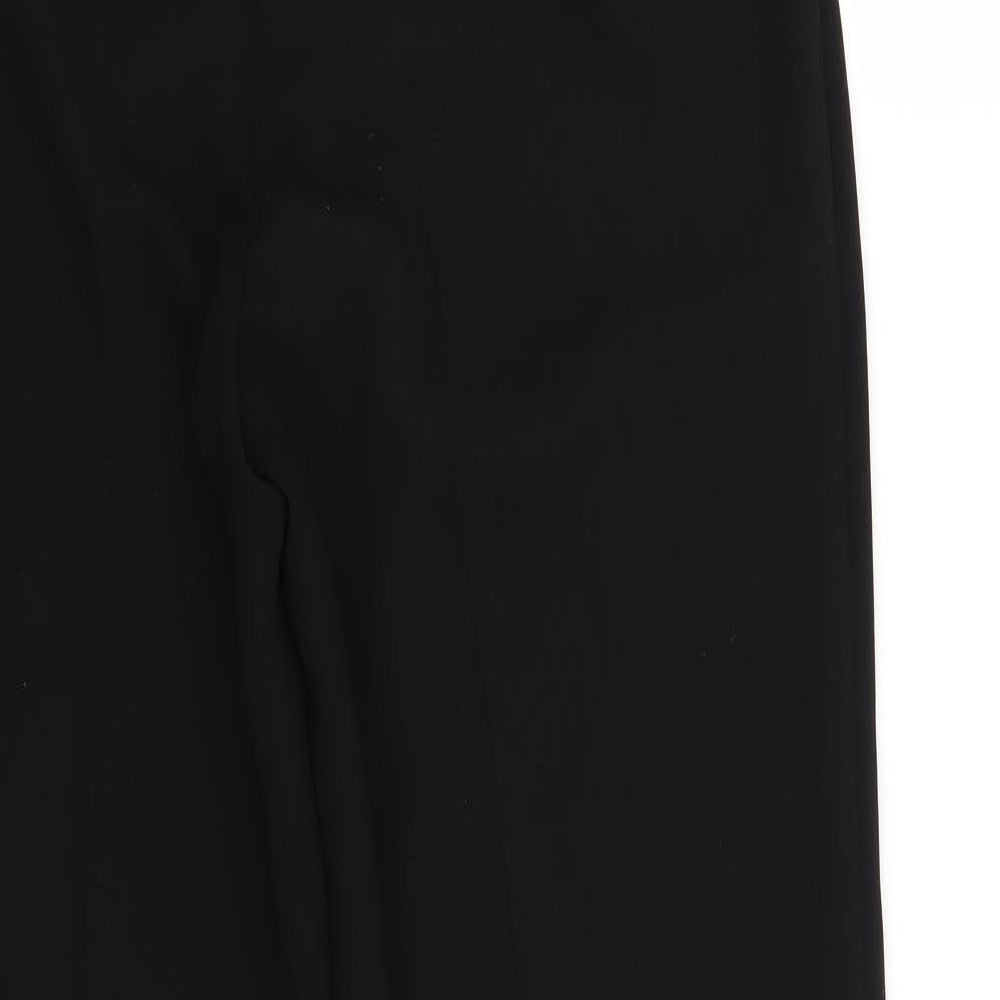 Womens UK Size 12 Marks and Spencer Regular Fit Black Trousers
