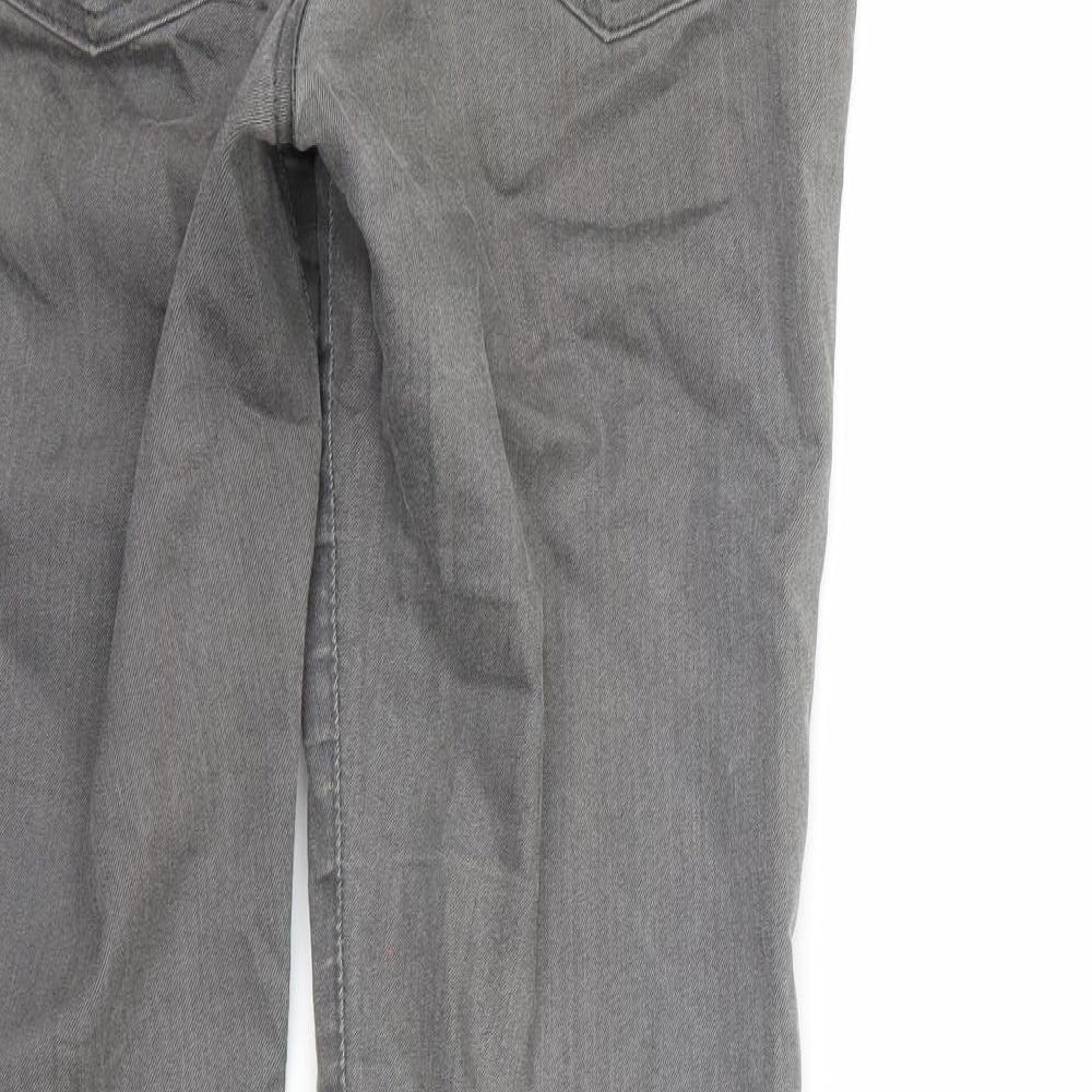 Caroll Womens Grey Straight Jeans Size 10 L31 in