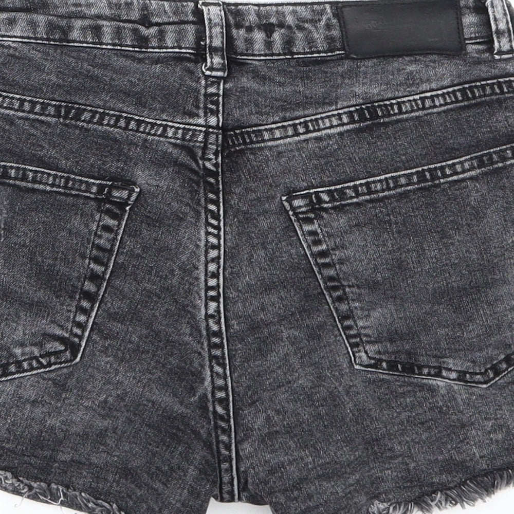 Collezione Womens Black Hot Pants Shorts Size 8