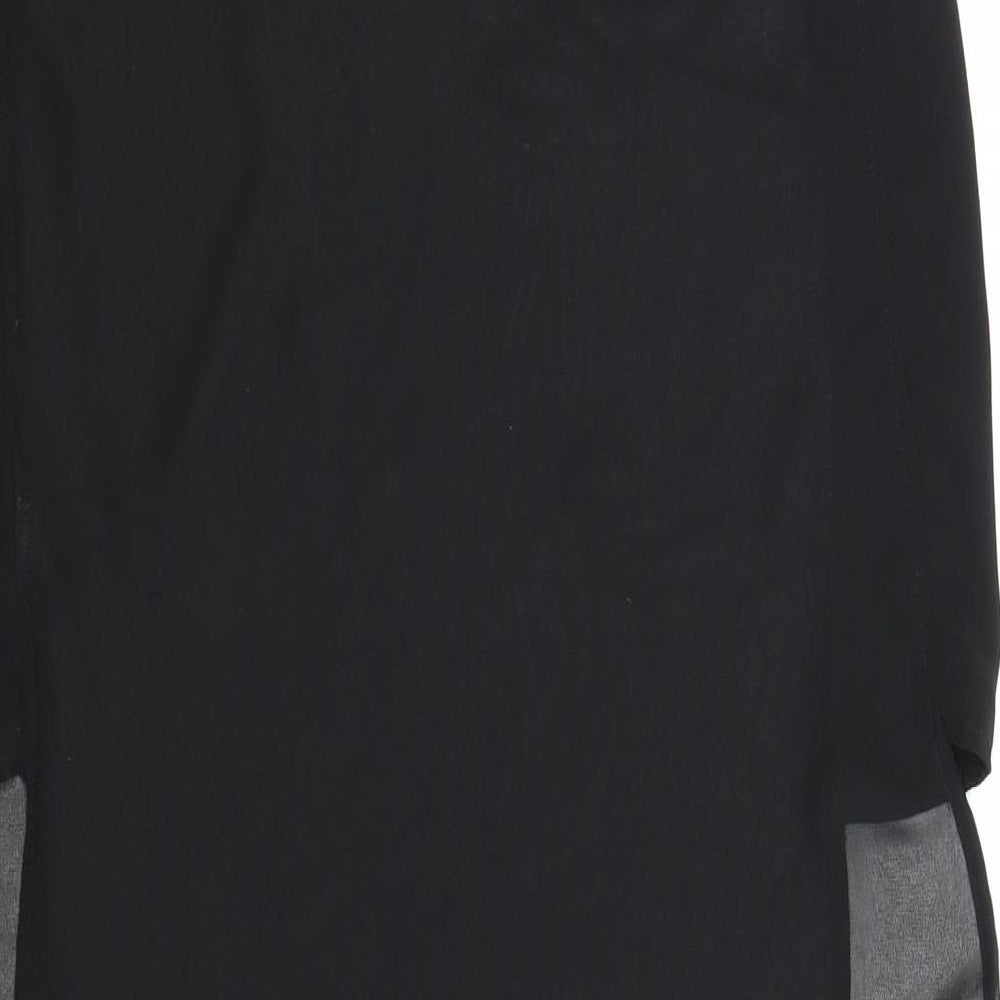 Womens UK Size 12 H&M Black Basic Blouse