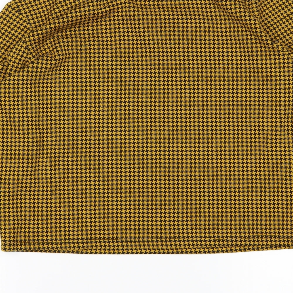 Primark Womens Yellow Basic T-Shirt Size 10