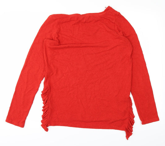 Womens UK Size 8 NEXT Orange Basic T-Shirt