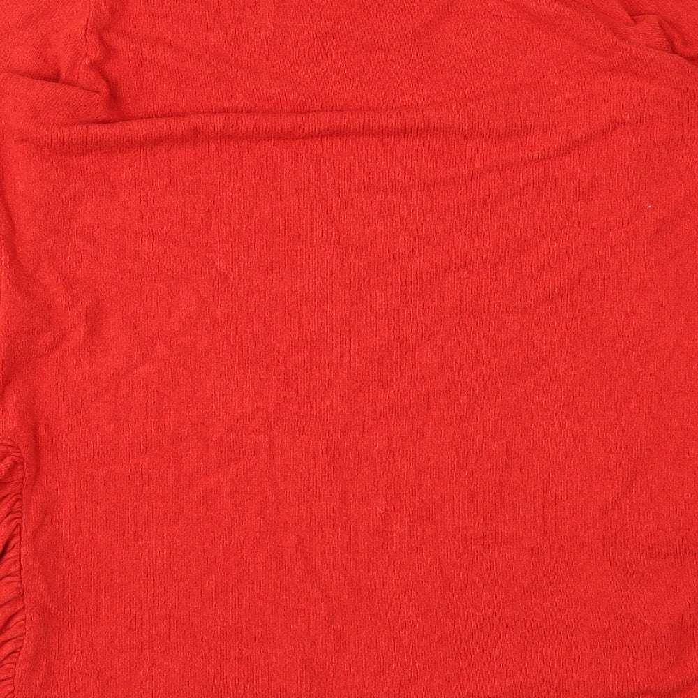 Womens UK Size 8 NEXT Orange Basic T-Shirt