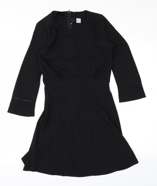 Womens Black A-Line Size 8
