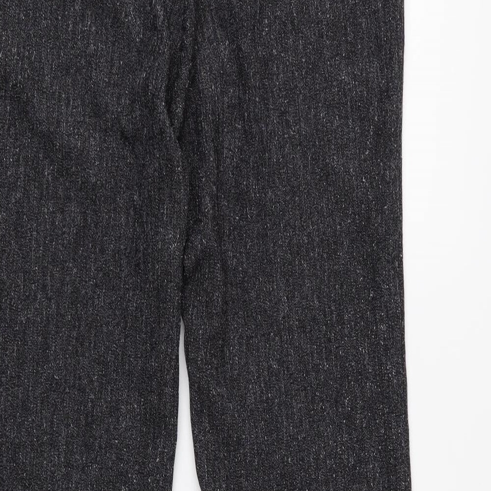 Womens UK Size 10 Peacocks Regular Fit Grey Trousers