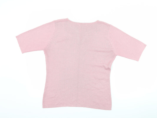 Berkertex Womens Pink Basic T-Shirt Size 10
