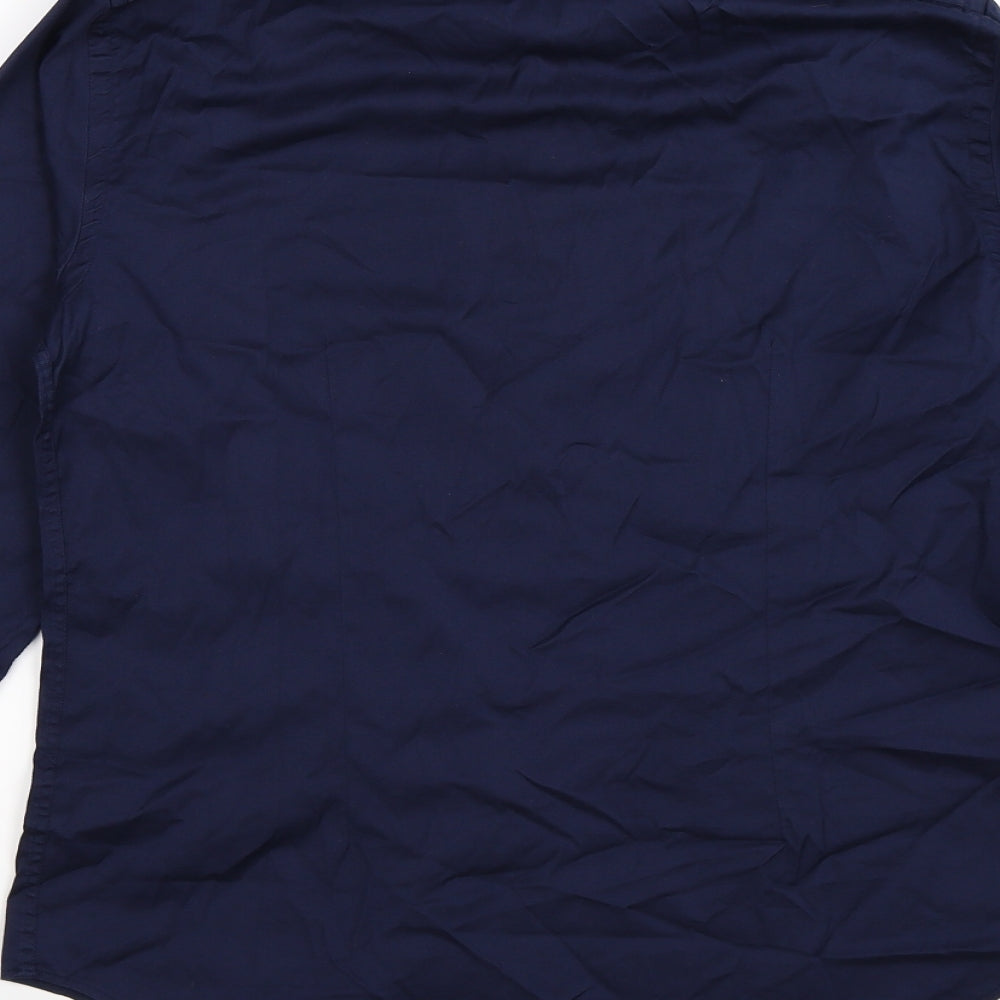 zar Mens Blue Dress Shirt Size M - slim fit