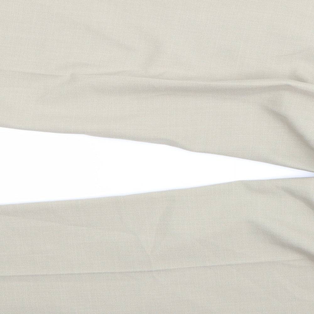 Slimma Mens Beige Trousers Size 22 in L27 in