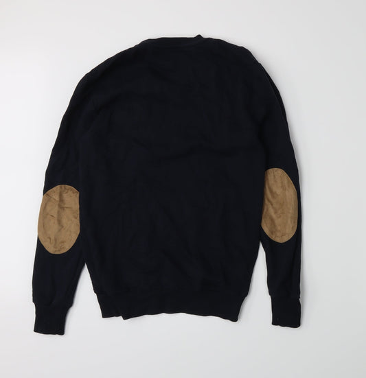 Twisted Soul Mens Blue Pullover Sweatshirt Size XS