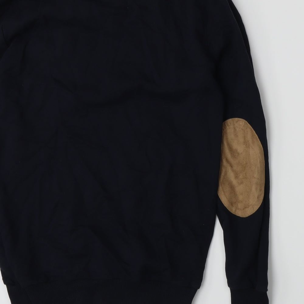 Twisted Soul Mens Blue Pullover Sweatshirt Size XS