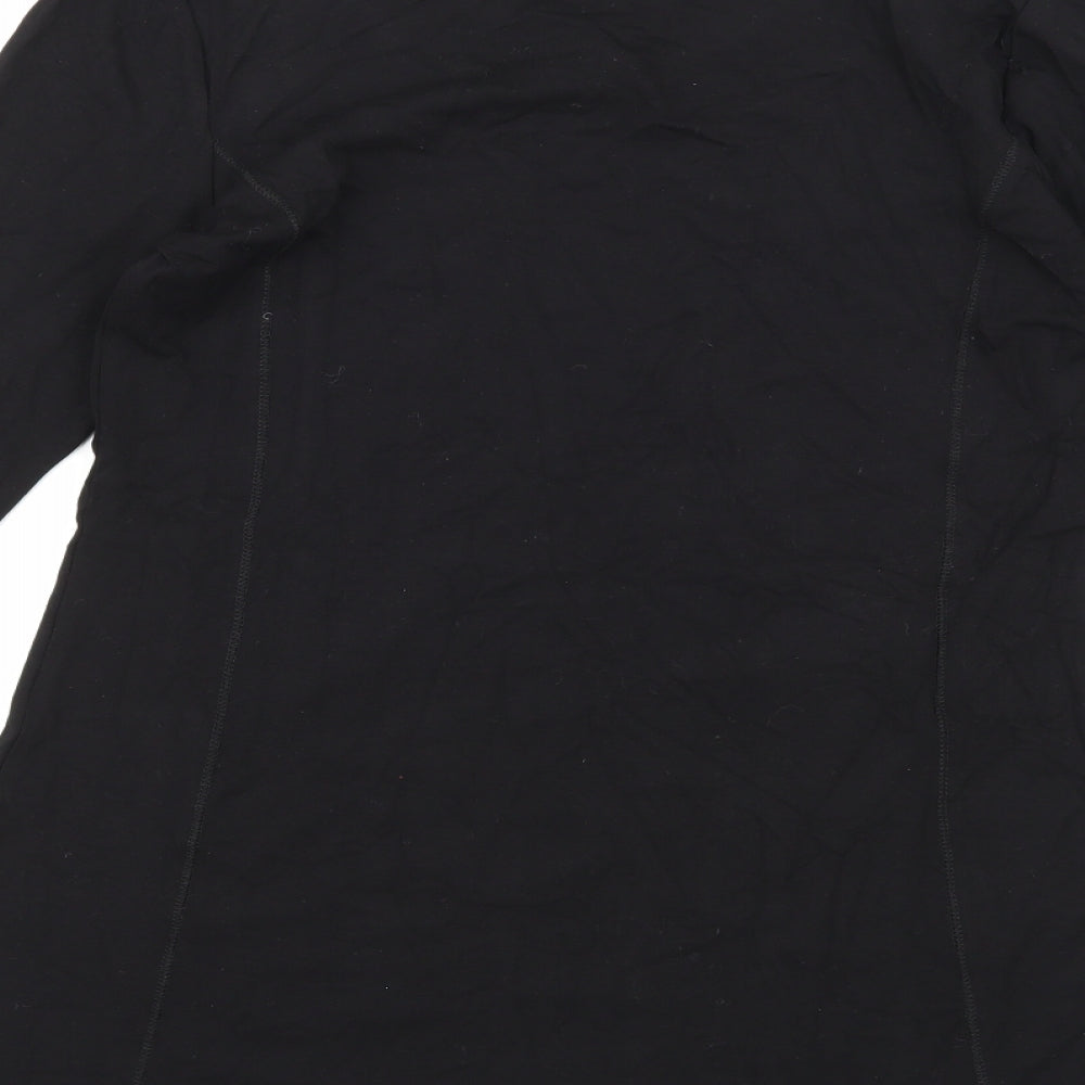 Womens UK Size S CASAMIA Black Basic Blouse