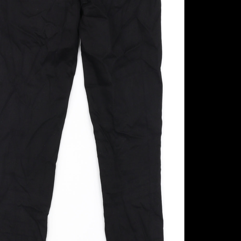 Womens UK Size 10 Preworn Regular Fit Skinny Black Jeans