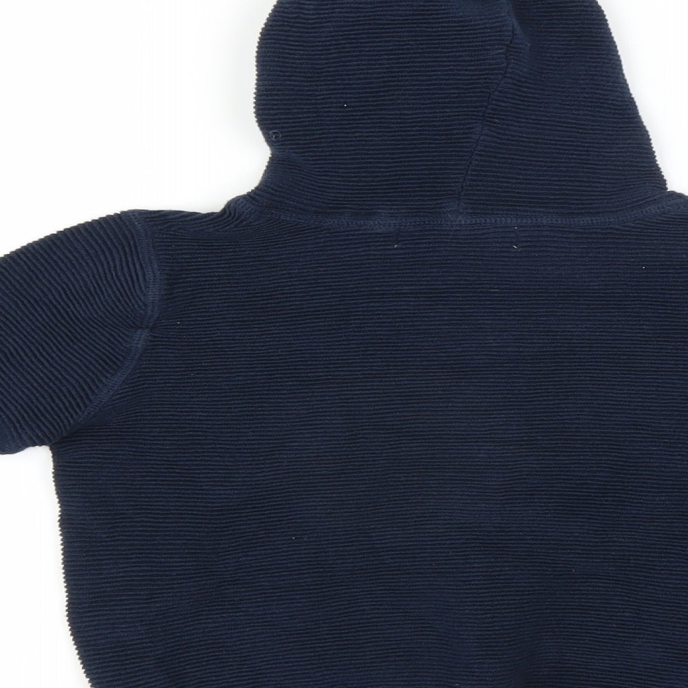 Paul Costelloe Boys Blue Pullover Hoodie Size 9-10 Years