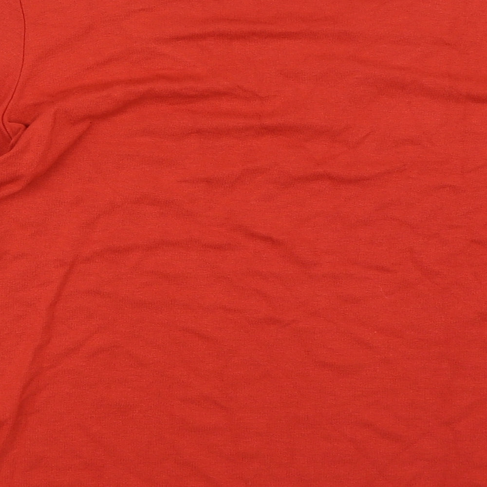Elite collection Womens Red Basic Blouse Size 12