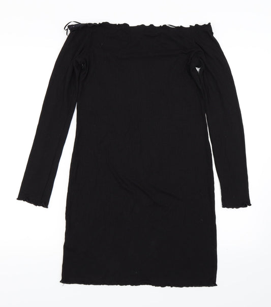 H&M Womens Black Bodycon Size M