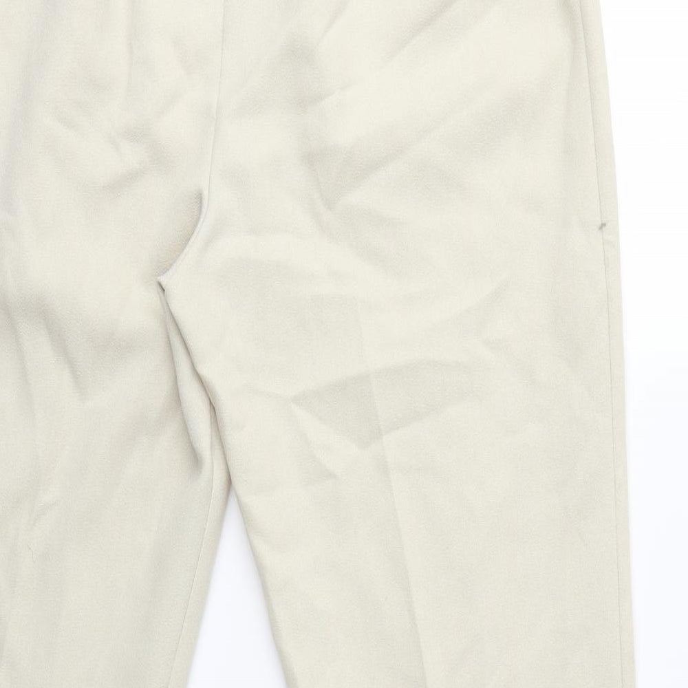 Womens UK Size 14 Berkertex Regular Fit Beige Trousers